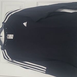 Adidas Black Crewneck with White Accents